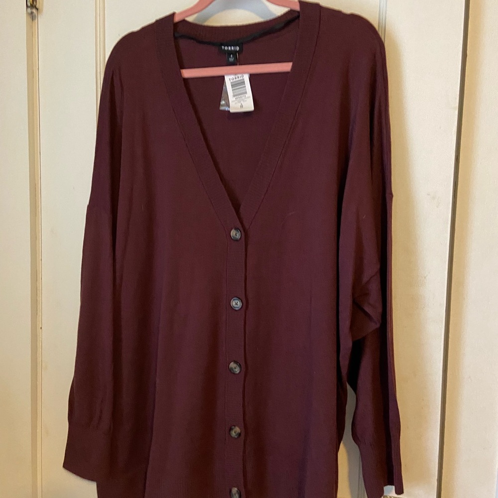 Torrid Women's Burgundy Sweater